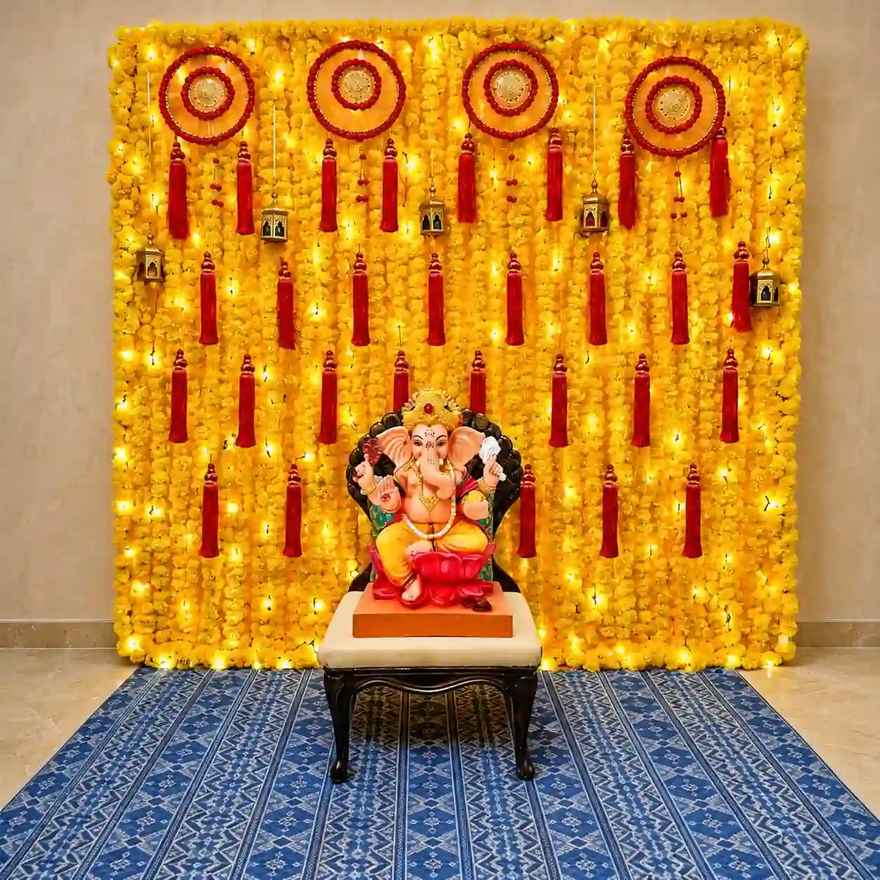 Yellow Ganesh Decoration